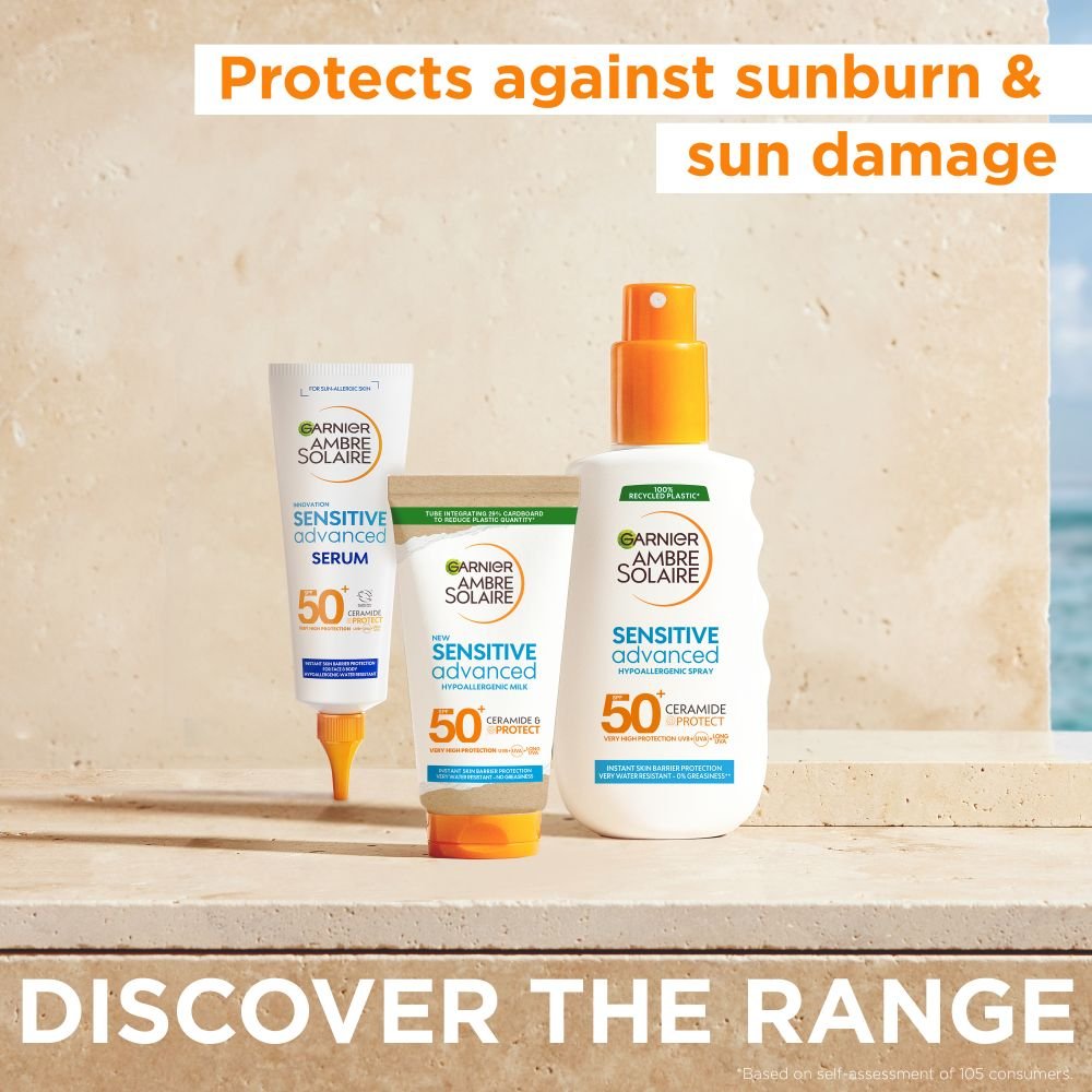 Solskyddsspray SPF50+ för känslig hud 150 ml